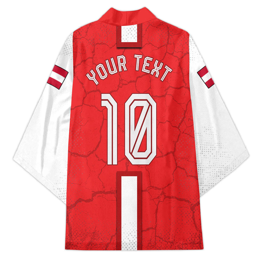 Personalized Austria Football Kimono Unsere Burschen Eagle Mascot