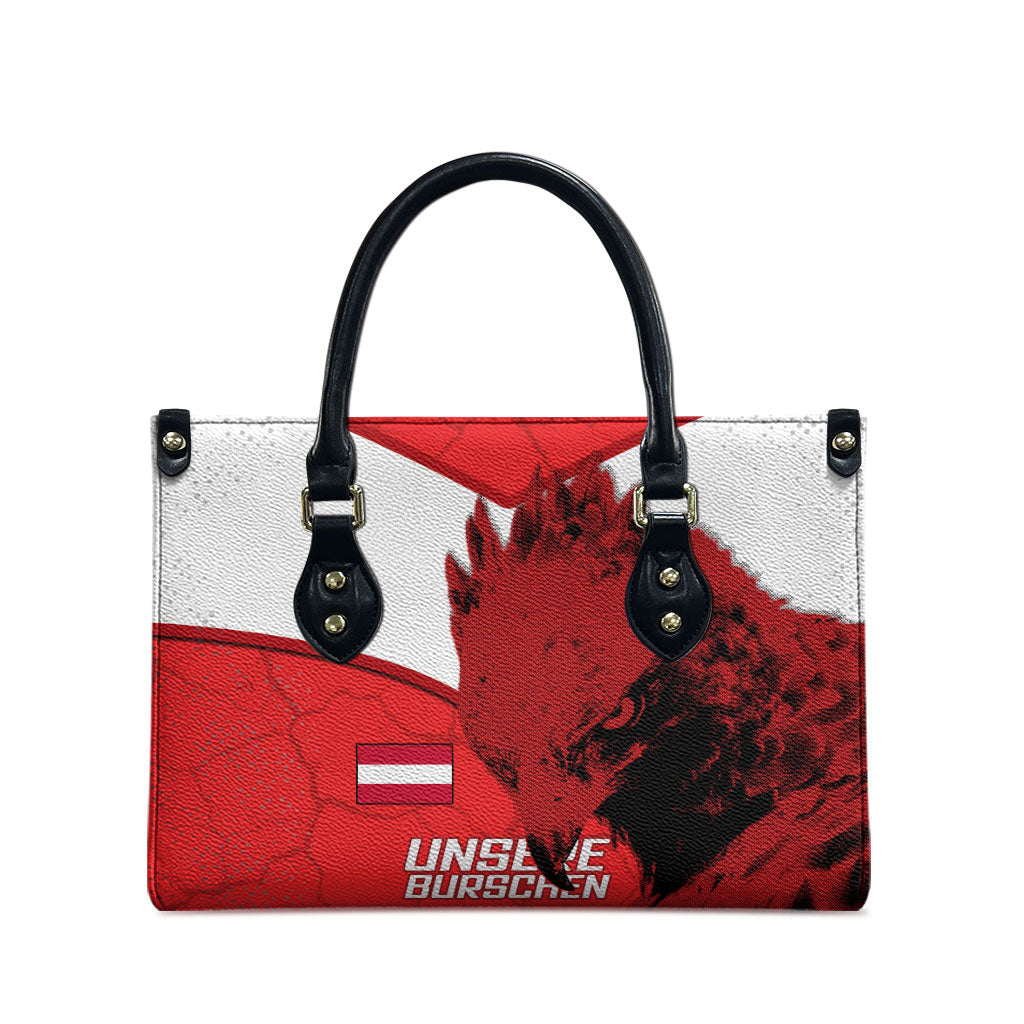 Austria Football Leather Bag Unsere Burschen Eagle Mascot
