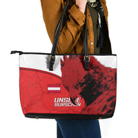 Austria Football Leather Tote Bag Unsere Burschen Eagle Mascot