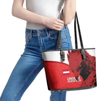 Austria Football Leather Tote Bag Unsere Burschen Eagle Mascot