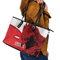 Austria Football Leather Tote Bag Unsere Burschen Eagle Mascot