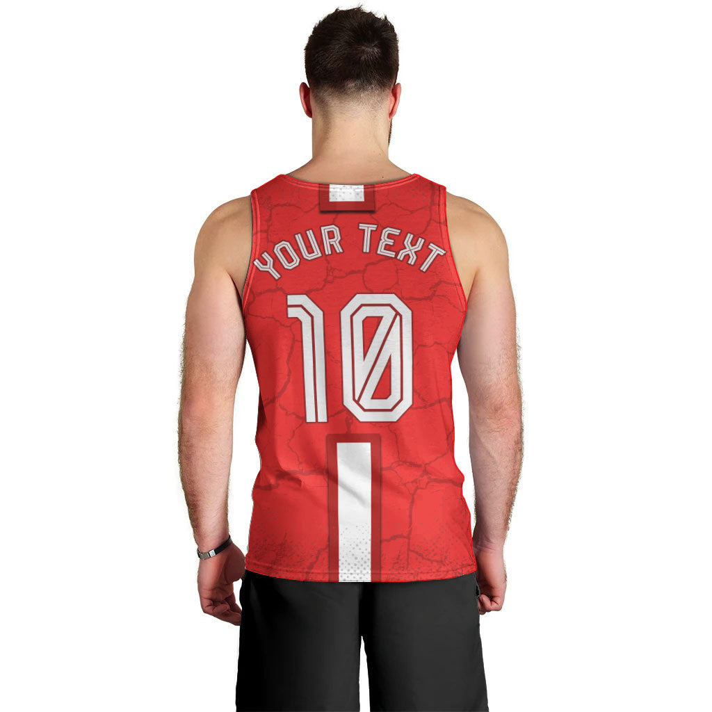 Personalized Austria Football Men Tank Top Unsere Burschen Eagle Mascot