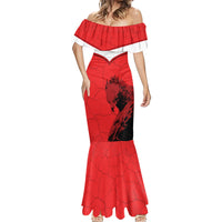 Austria Football Mermaid Dress Unsere Burschen Eagle Mascot