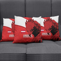 Austria Football Pillow Cover Unsere Burschen Eagle Mascot