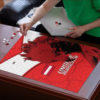 Austria Football Puzzle Unsere Burschen Eagle Mascot