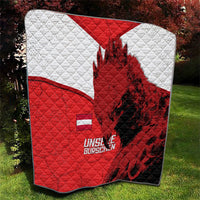 Austria Football Quilt Unsere Burschen Eagle Mascot