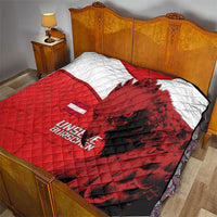 Austria Football Quilt Unsere Burschen Eagle Mascot