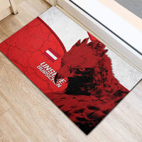 Austria Football Rubber Doormat Unsere Burschen Eagle Mascot