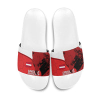 Austria Football Slide Sandals Unsere Burschen Eagle Mascot