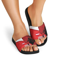 Austria Football Slide Sandals Unsere Burschen Eagle Mascot