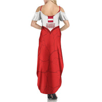 Austria Football Summer Maxi Dress Unsere Burschen Eagle Mascot