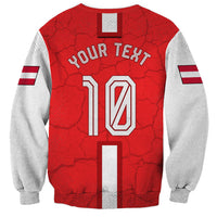 Personalized Austria Football Sweatshirt Unsere Burschen Eagle Mascot