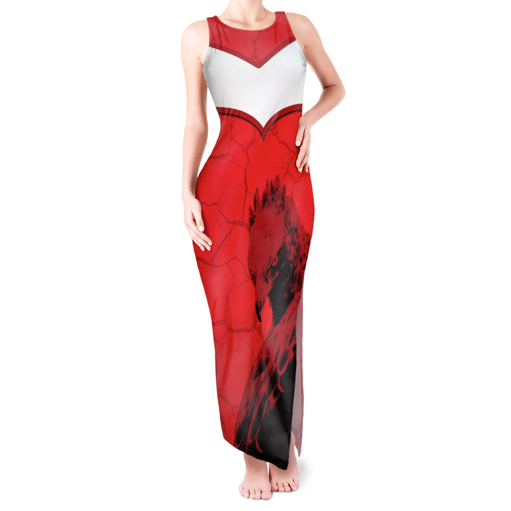 Austria Football Tank Maxi Dress Unsere Burschen Eagle Mascot