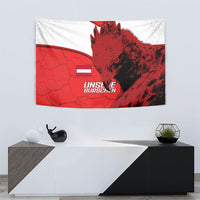 Austria Football Tapestry Unsere Burschen Eagle Mascot