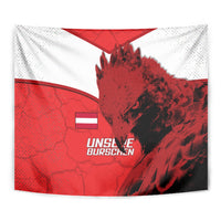 Austria Football Tapestry Unsere Burschen Eagle Mascot