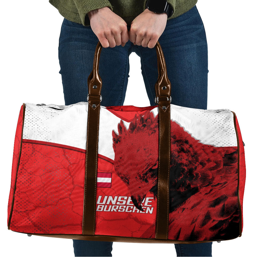 Austria Football Travel Bag Unsere Burschen Eagle Mascot