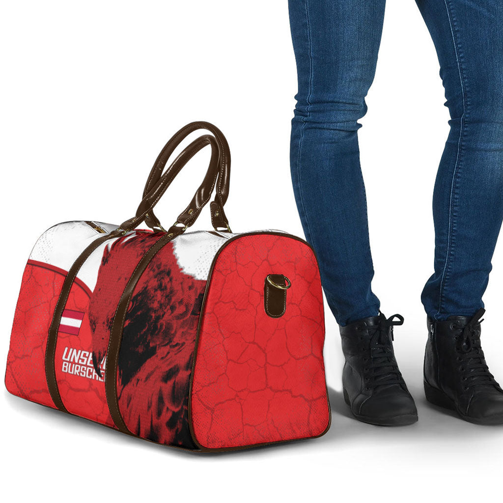 Austria Football Travel Bag Unsere Burschen Eagle Mascot