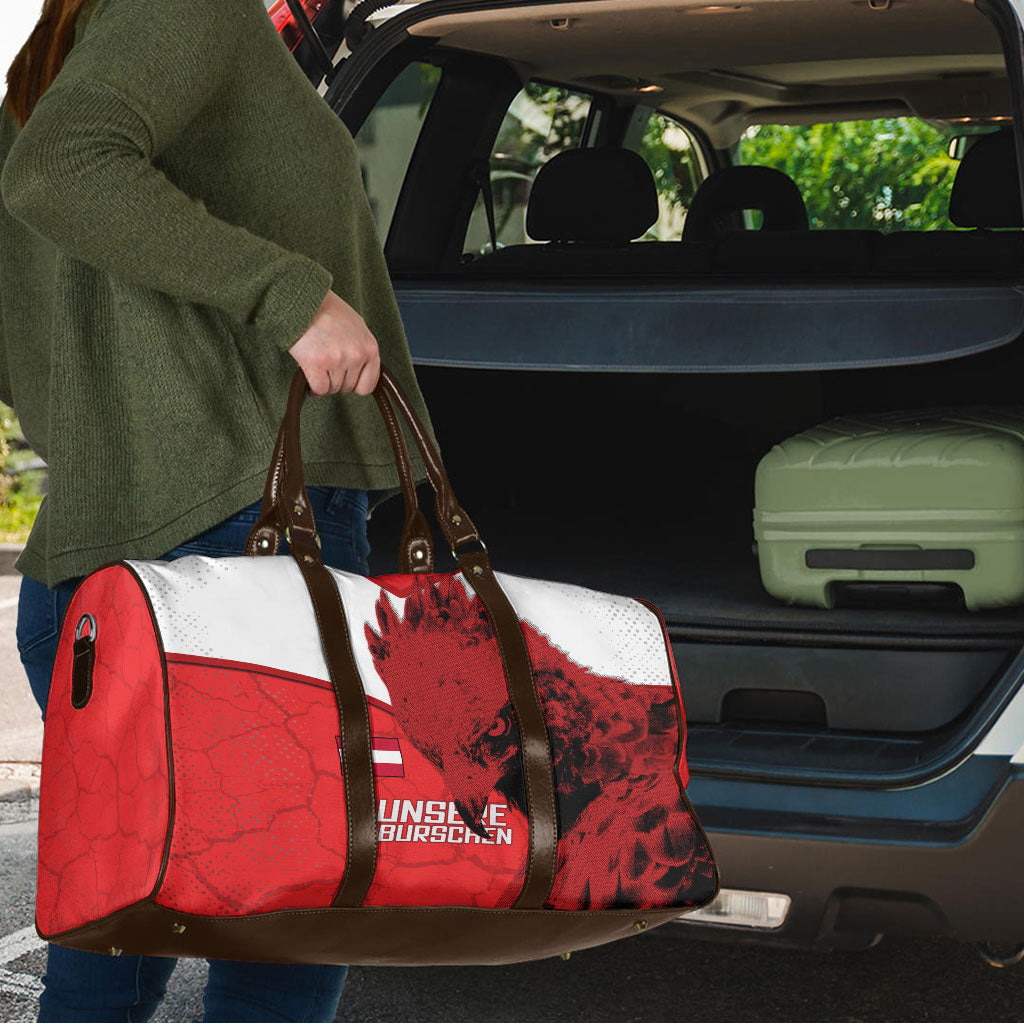 Austria Football Travel Bag Unsere Burschen Eagle Mascot