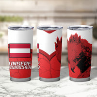 Austria Football Tumbler Cup Unsere Burschen Eagle Mascot