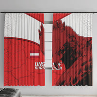 Austria Football Window Curtain Unsere Burschen Eagle Mascot