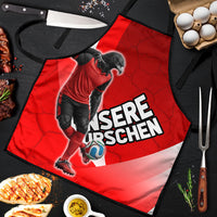 Austria Football Unsere Burschen Apron Eagle Mascot Patriotic Wave Grunge