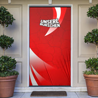 Austria Football Unsere Burschen Door Cover Eagle Mascot Patriotic Wave Grunge