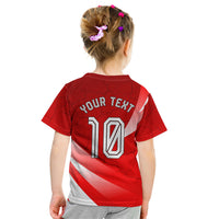Personalized Austria Football Unsere Burschen Kid T Shirt Eagle Mascot Patriotic Wave Grunge
