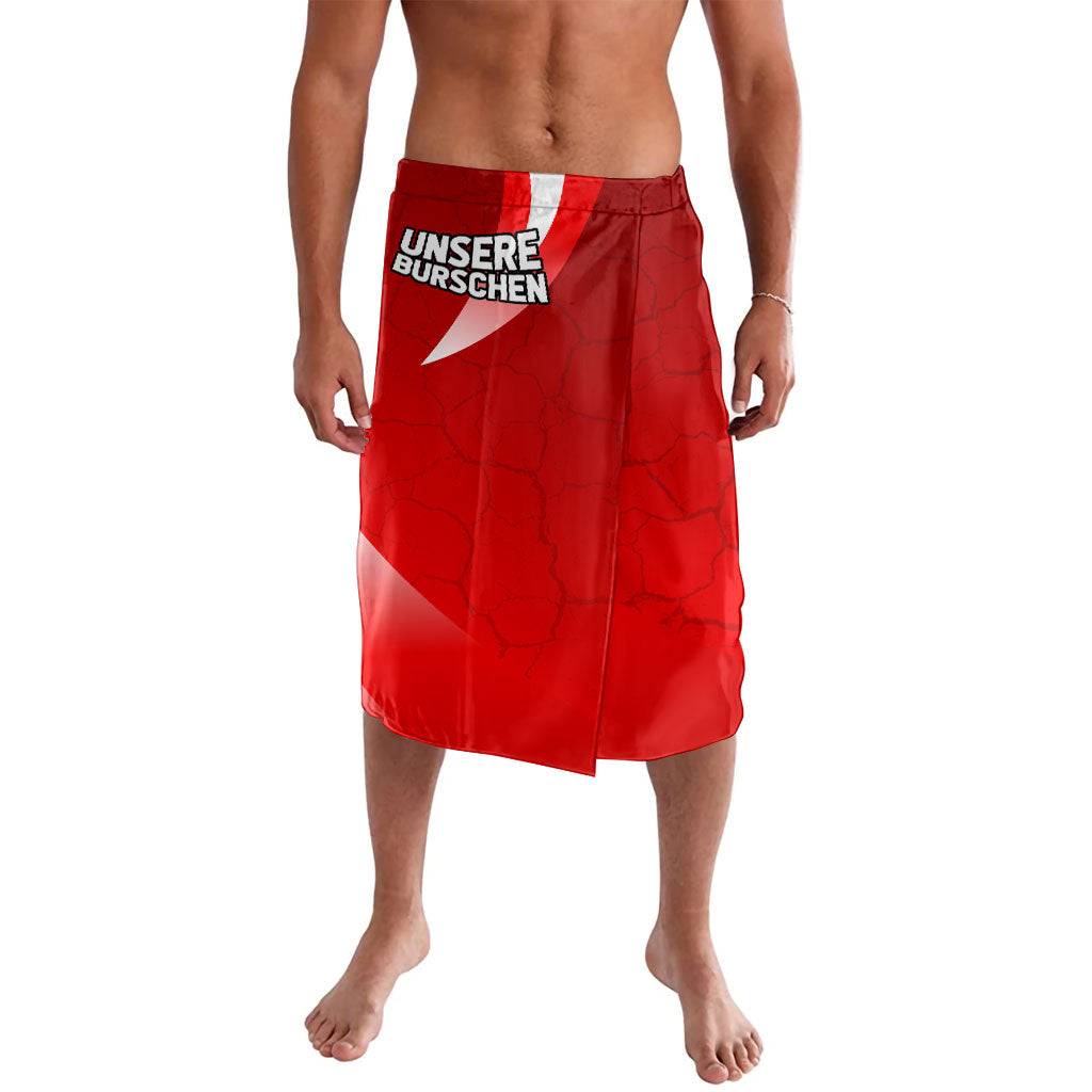 Austria Football Unsere Burschen Lavalava Eagle Mascot Patriotic Wave Grunge