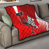 Austria Football Unsere Burschen Quilt Eagle Mascot Patriotic Wave Grunge