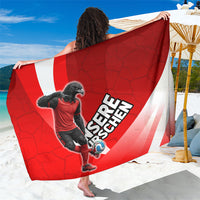 Austria Football Unsere Burschen Sarong Eagle Mascot Patriotic Wave Grunge