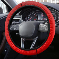Austria Football Unsere Burschen Steering Wheel Cover Eagle Mascot Patriotic Wave Grunge