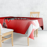 Austria Football Unsere Burschen Tablecloth Eagle Mascot Patriotic Wave Grunge