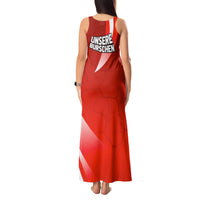 Austria Football Unsere Burschen Tank Maxi Dress Eagle Mascot Patriotic Wave Grunge