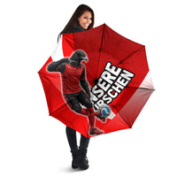 Austria Football Unsere Burschen Umbrella Eagle Mascot Patriotic Wave Grunge