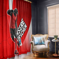Austria Football Unsere Burschen Window Curtain Eagle Mascot Patriotic Wave Grunge