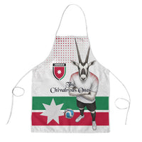 Jordan Football Apron The Chivalrous Ones Oryx Mascot Patriotic Halftone Dot