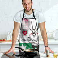 Jordan Football Apron The Chivalrous Ones Oryx Mascot Patriotic Halftone Dot