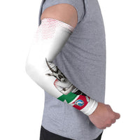 Jordan Football Arm Sleeves The Chivalrous Ones Oryx Mascot Patriotic Halftone Dot