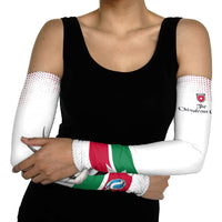 Jordan Football Arm Sleeves The Chivalrous Ones Oryx Mascot Patriotic Halftone Dot
