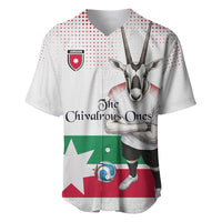 Personalized Jordan Football Baseball Jersey The Chivalrous Ones Oryx Mascot Patriotic Halftone Dot