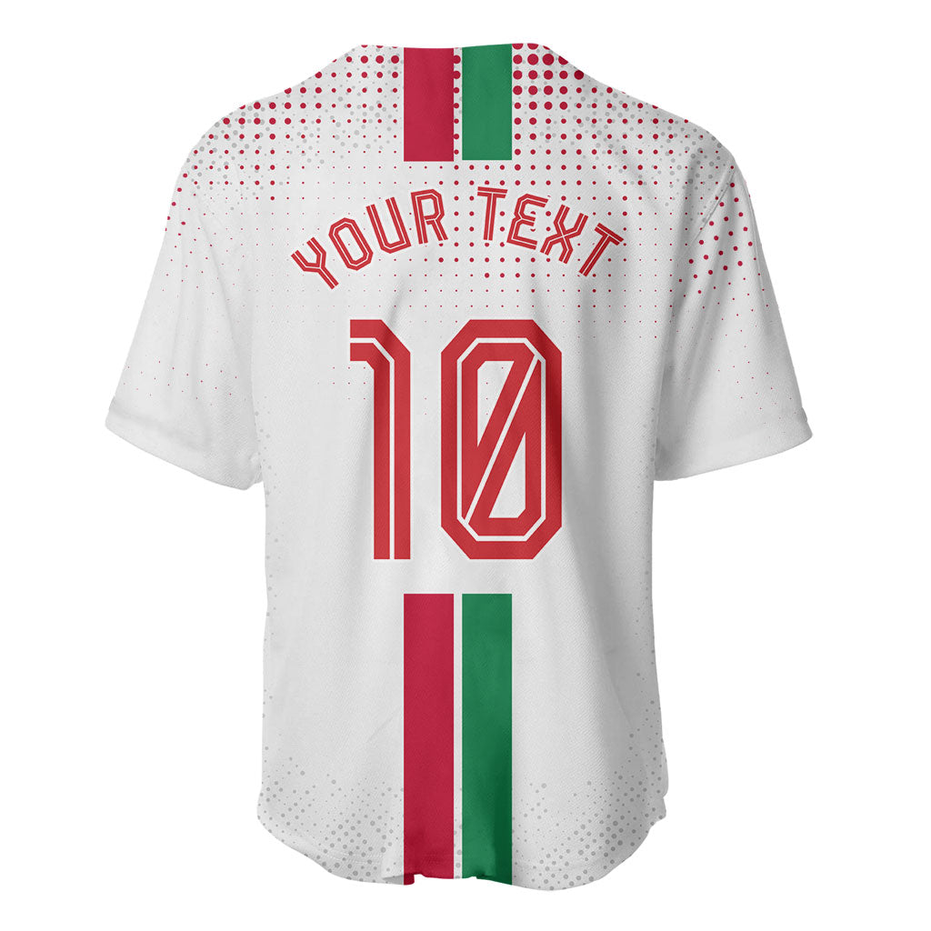 Personalized Jordan Football Baseball Jersey The Chivalrous Ones Oryx Mascot Patriotic Halftone Dot