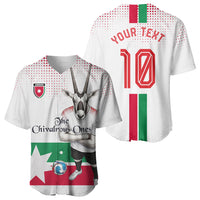 Personalized Jordan Football Baseball Jersey The Chivalrous Ones Oryx Mascot Patriotic Halftone Dot