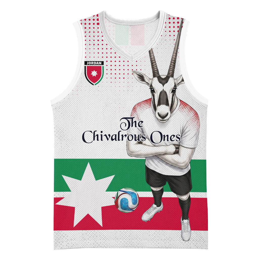 Personalized Jordan Football Basketball Jersey The Chivalrous Ones Oryx Mascot Patriotic Halftone Dot