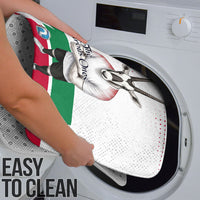 Jordan Football Bathroom Set The Chivalrous Ones Oryx Mascot Patriotic Halftone Dot