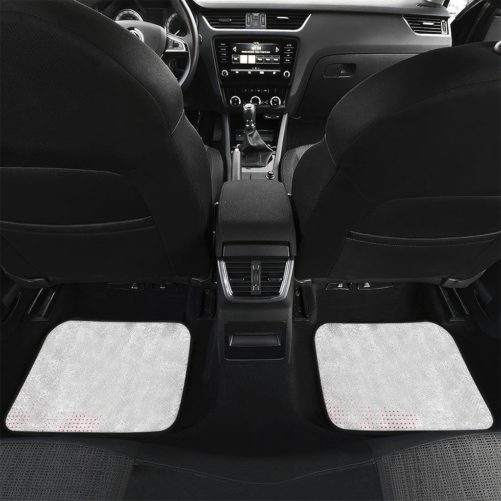 Jordan Football Car Mats The Chivalrous Ones Oryx Mascot Patriotic Halftone Dot