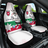 Jordan Football Car Seat Cover The Chivalrous Ones Oryx Mascot Patriotic Halftone Dot