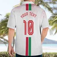 Personalized Jordan Football Hawaiian Shirt The Chivalrous Ones Oryx Mascot Patriotic Halftone Dot