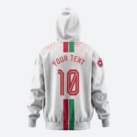 Personalized Jordan Football Hoodie The Chivalrous Ones Oryx Mascot Patriotic Halftone Dot