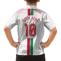 Personalized Jordan Football Kid Hawaiian Shirt The Chivalrous Ones Oryx Mascot Patriotic Halftone Dot