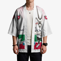 Personalized Jordan Football Kimono The Chivalrous Ones Oryx Mascot Patriotic Halftone Dot